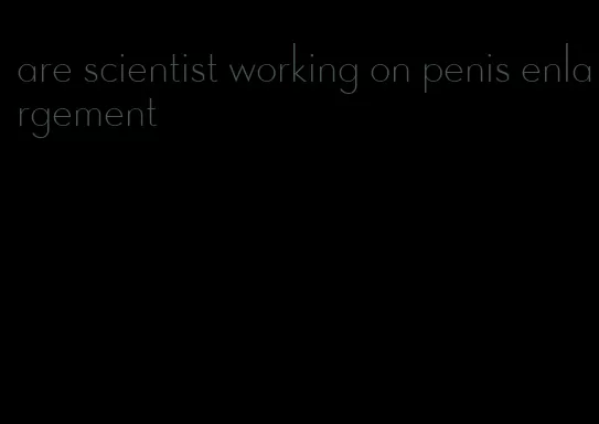 are scientist working on penis enlargement